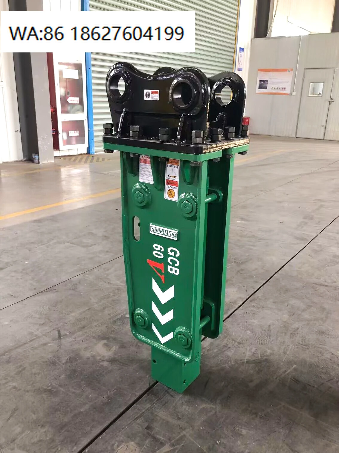 

Гидравлический демонтажный молот Jack GCB68V SB40 для экскаватора, 7 тонн, мини-гидромолот для камня