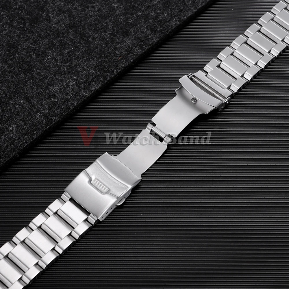 18mm 19mm 20mm 21mm 22mm 24mm 25mm Luxus-Uhrenarmband aus massivem Edelstahl für Seiko-Uhren, universelles Armband-Zubehör – Detail 11