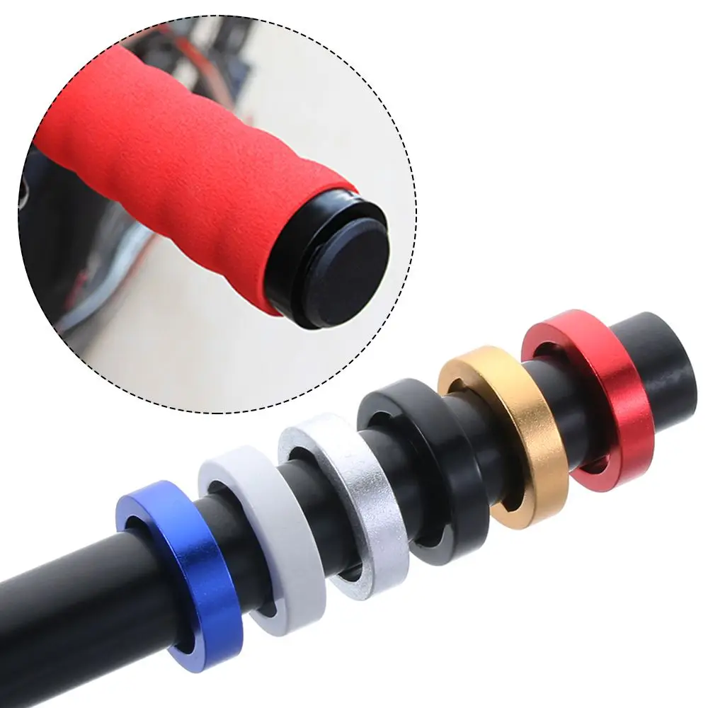 Alloy Bicycle Cycling Accessories Ends Handlebar Components Bicycle Grips Ring Bike Handlebar Part End Lock Rings End Plug