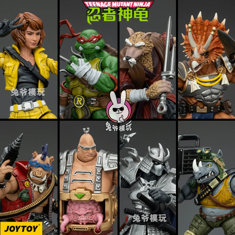 

Набор фигурок JOYTOY TMNT в масштабе 1/18 — Микеланджело Донатололо Леонардо Рафаэль — Коллекционная модель аниме, игрушки