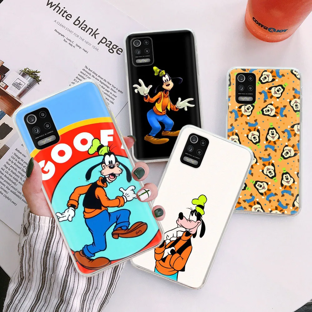 G-46 Goofy Transparent Case for LG Velvet Stylo 6 V40 V50 V60 Q52 Q61 K92 K9 K61 K62 G8 Plus ThinQ