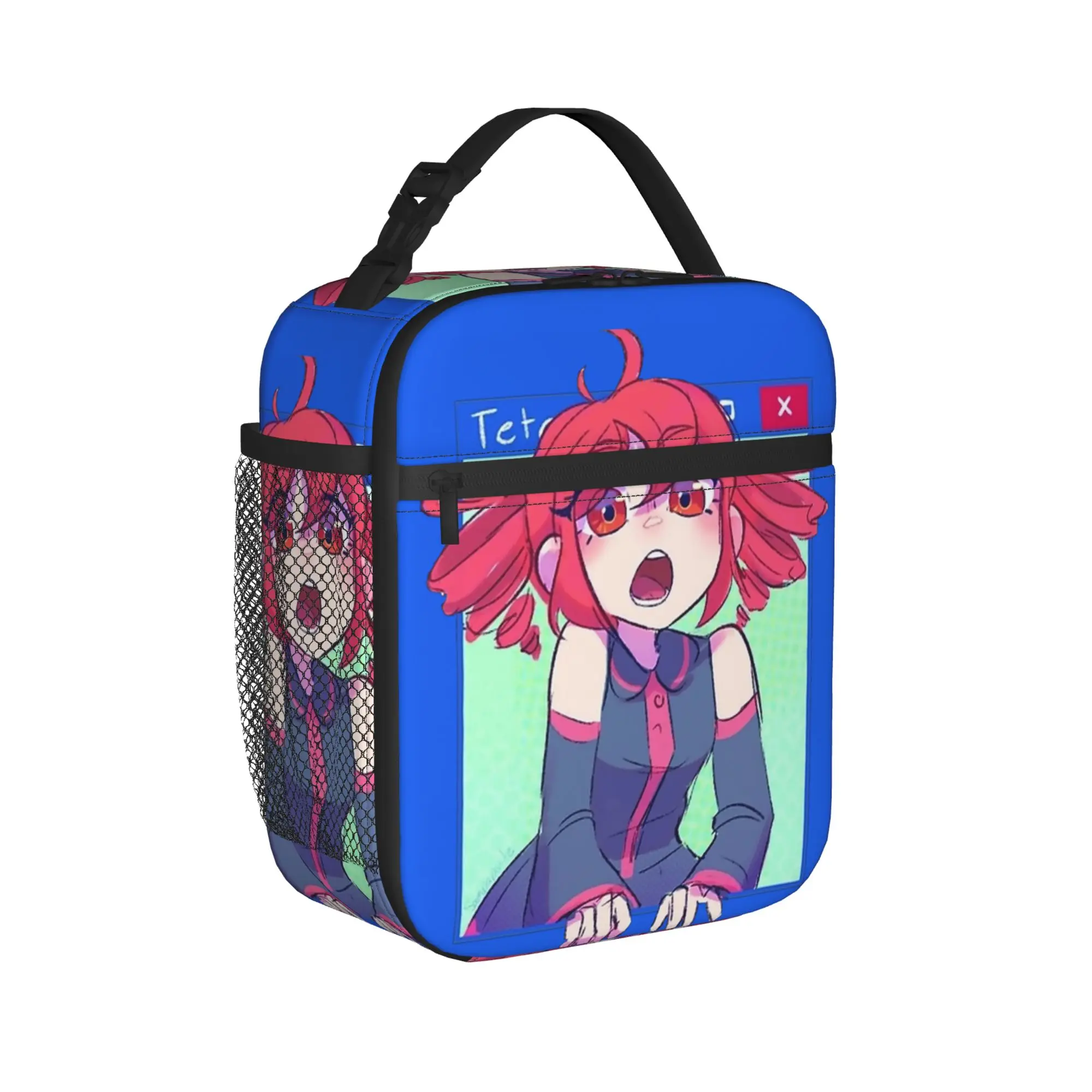 Kasane Teto Window Insulated Lunch Bag High Capacity  Meal Container Thermal Bag Tote Lunch Box Office  Travel Bento Pouch