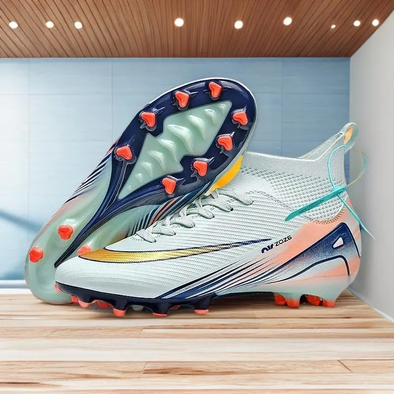 

Men Soccer Shoes Original Students Indoor Society Training Non Slip Football Shoes Sport Wear Resistant Futsal Football Boots