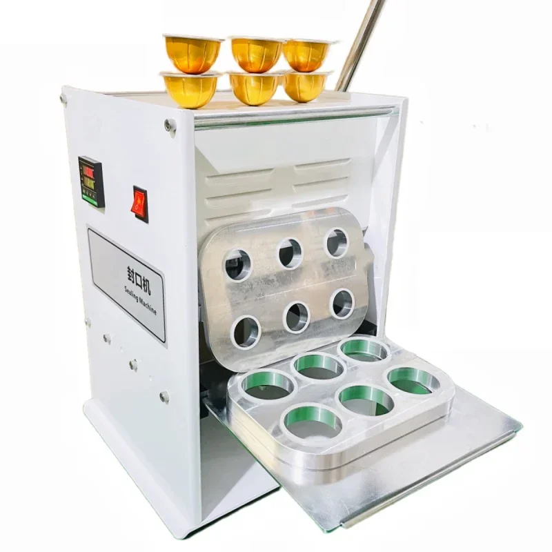 Ручной пластиковый алюминиевый лоток для фаст-фуда, одноразовый ланч-бокс, упаковочная машина для столовой, носовой кафетерии