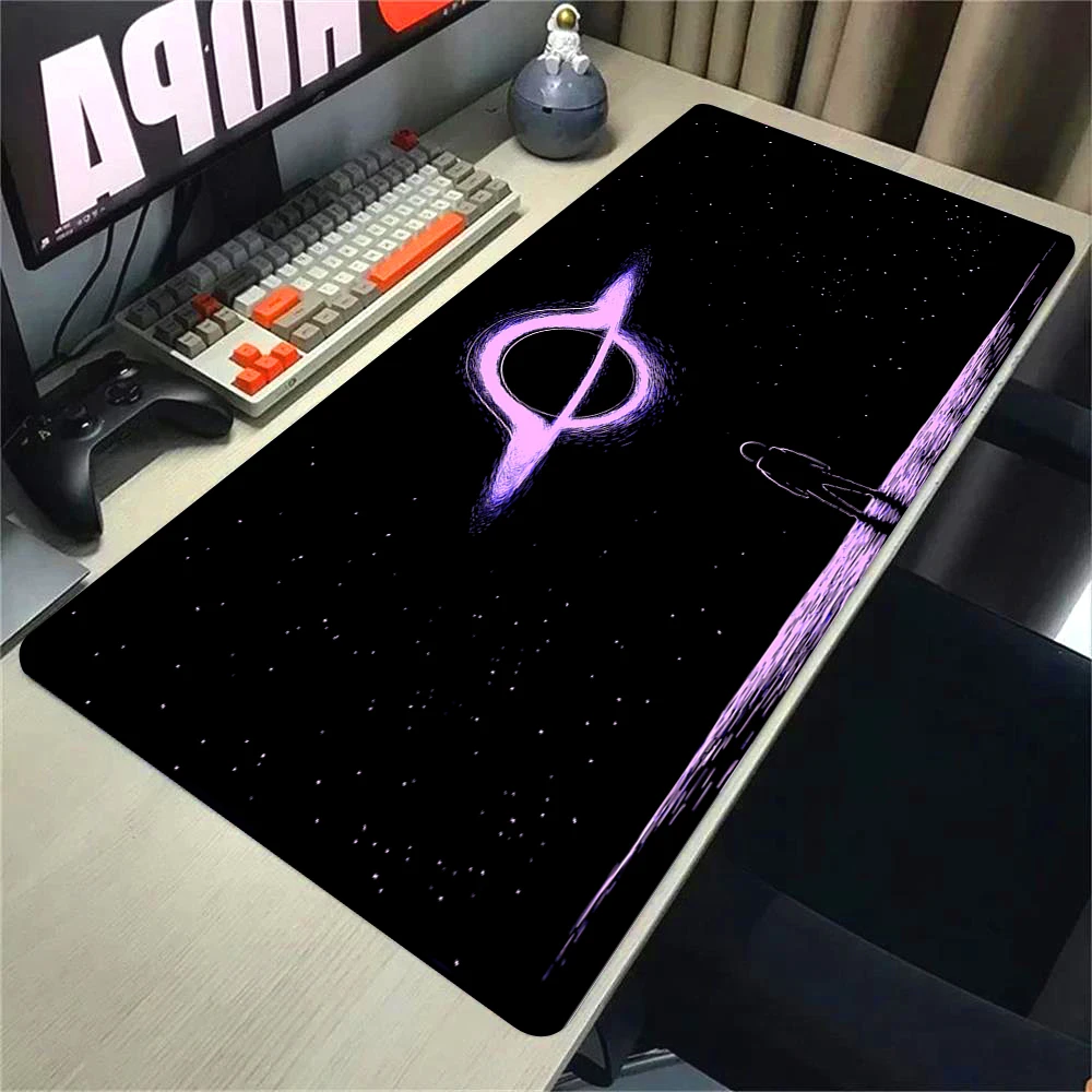 Anime Mouse Pad Gaming Accessories Mousepad Pc Gamer Keyboard Big Deskmat Astronaut Black Mats XL Carpet Large Computer Mice Mat