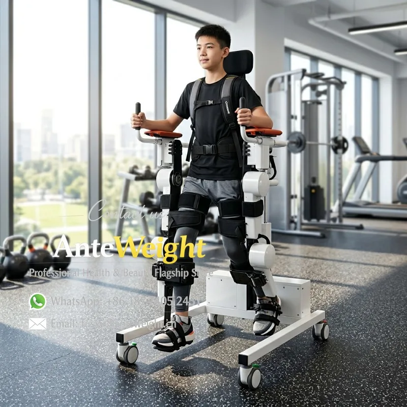 Exoskeleton Robot Leg Walker for Lower Limb Training in Mobility Impaired Individuals Clinic Use
