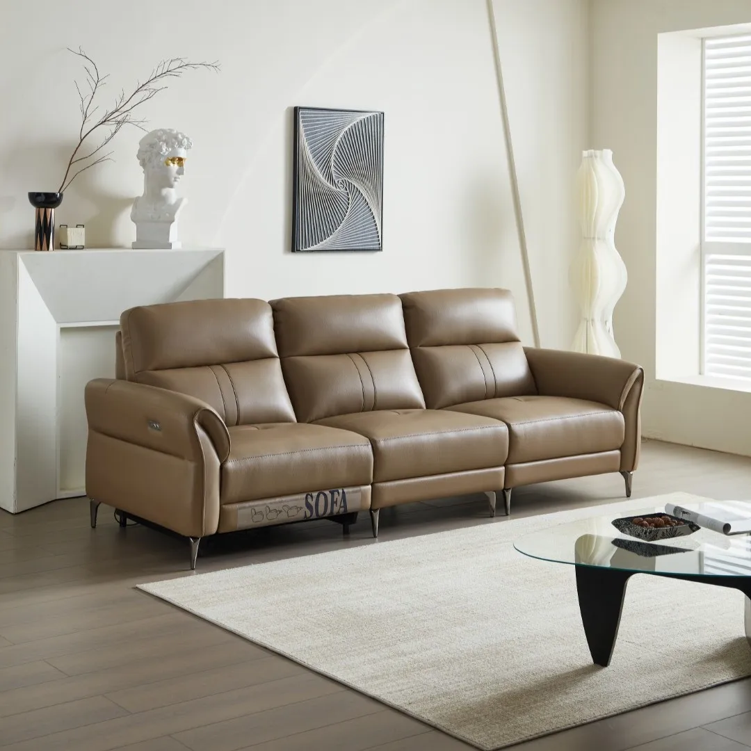 *e for Wholesale Leather Sofa with Power Recliner Luxury Recliner Sofa Set Electric Gaming Sofa Chair&