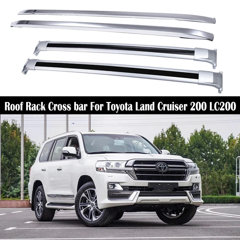 

OEM style Roof Rack Cross bar For Land Cruiser 200 LC200 2008-2021 Rails Bar Luggage Carrier Bars top Rack Rail Boxes