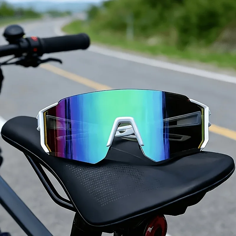 1‑Pack Classic Wrap‑Around Mirror Eyewear for Men, Suitable for Daily Life & Multiple Activities