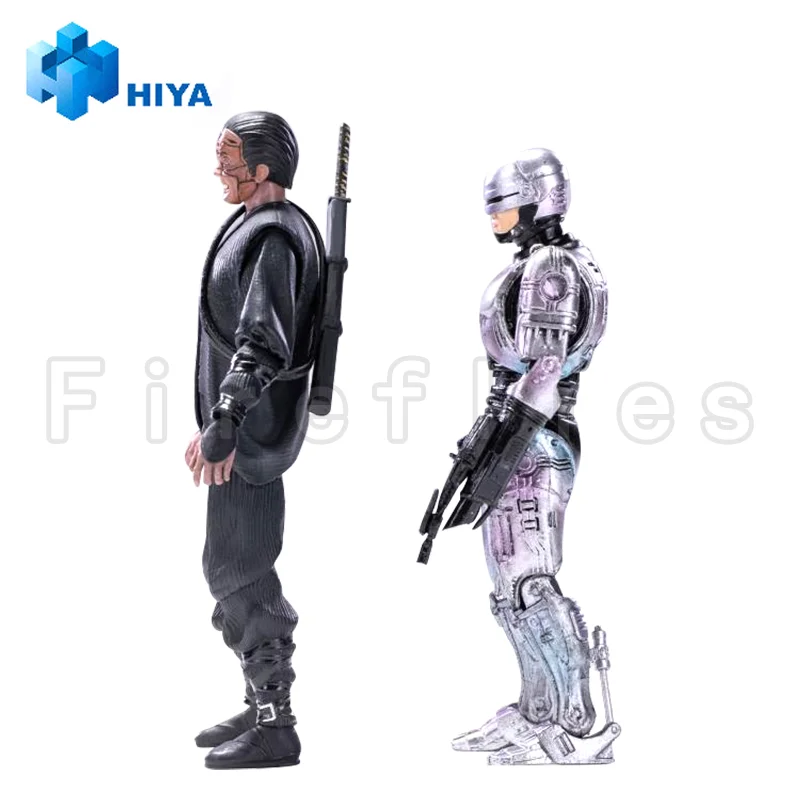 1/18 HIYA 4-calowa figurka wykwintna Mini serie RoboCop kontra Otomo zabawka Anime darmowa wysyłka