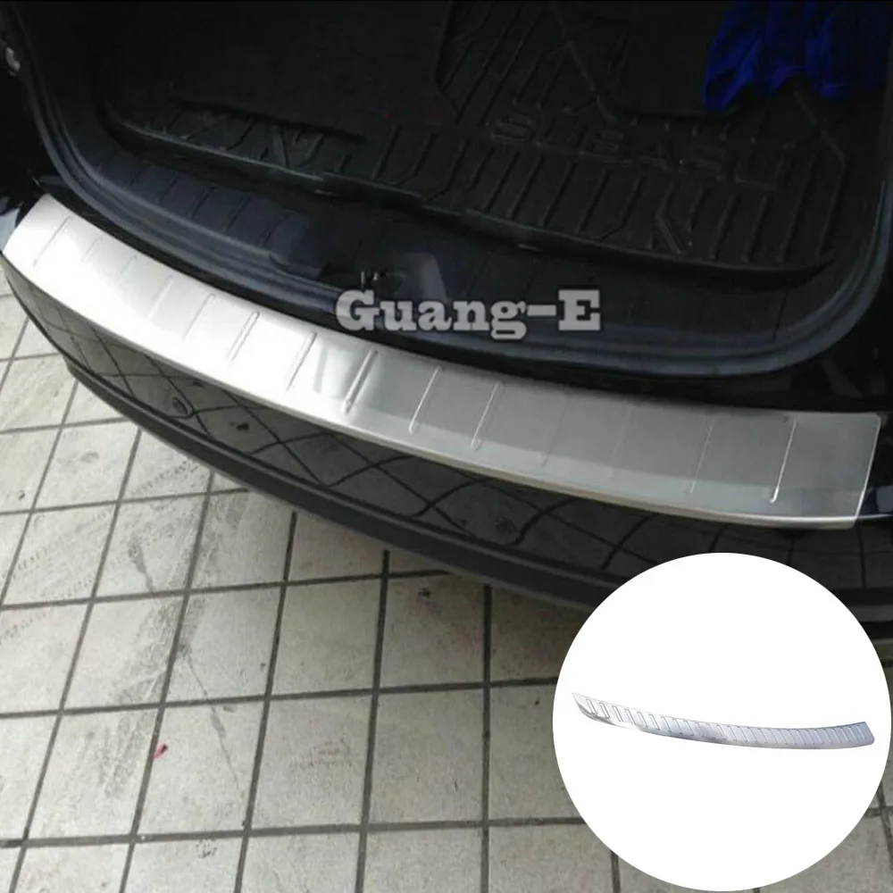 

External Rear Bumper Trunk Trim For Subaru Forester 2013 2014 2015 2016 2017 2018 Car Cover Stainless Steel Plate Pedal Stick