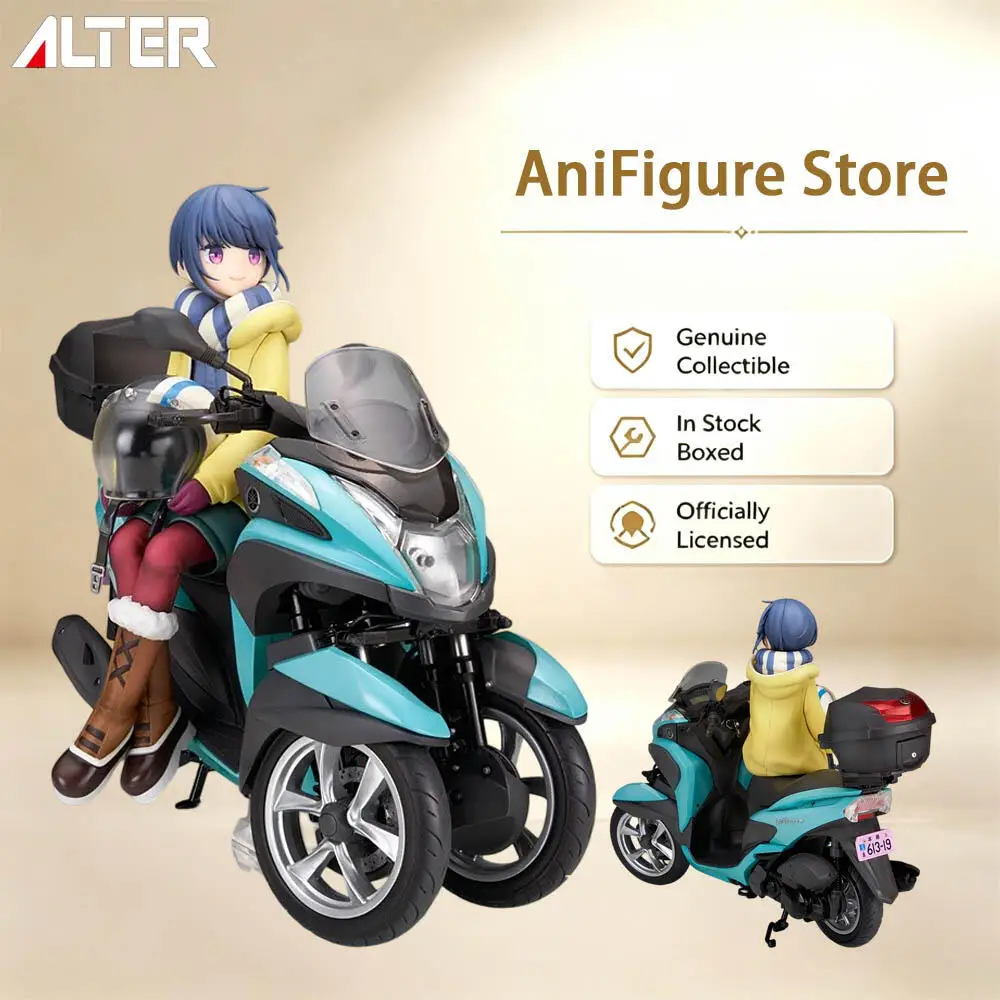 Genuine In Stock Alter Laid Back Camp Shima Rin three wheeler scooter Figure Anime Model Toy Collectible