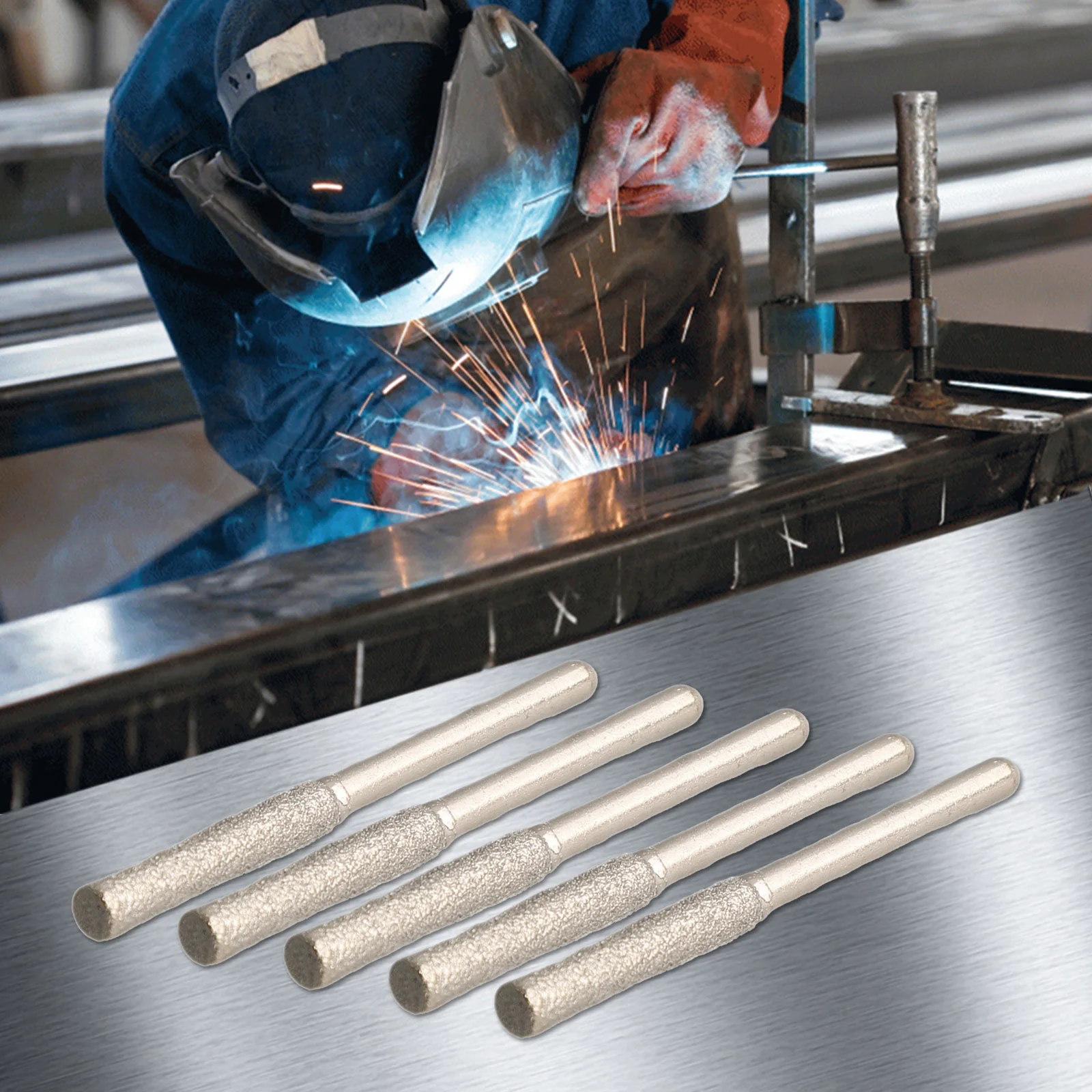 

High Quality Materials Grinding Head 5pcs Bit Rotating Tools Burr Carved Polishing 4.0-5.5mm Chainsaw Sharpener