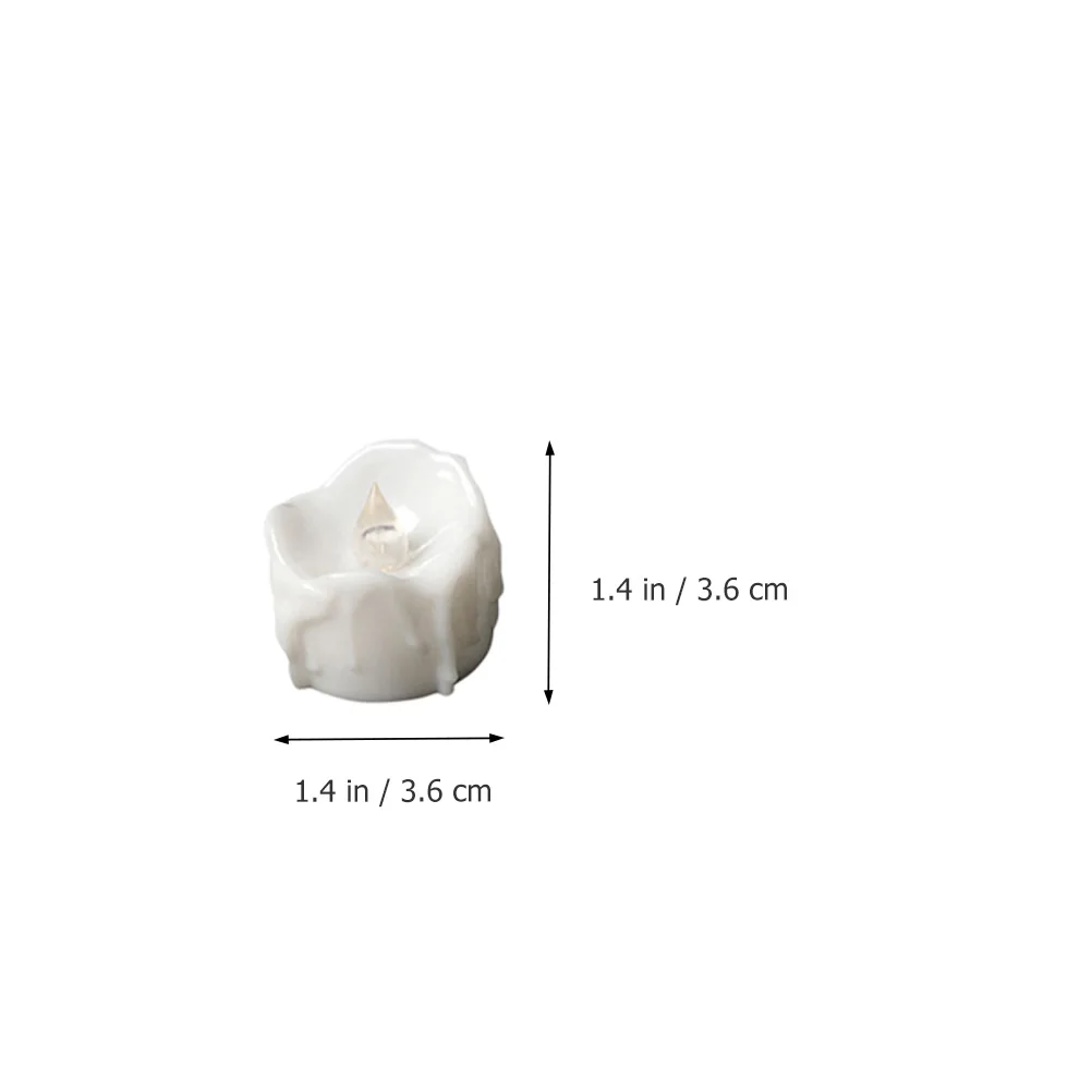 

12 Pcs Electronic C les Automatic Timing Smokeless Decorative Tea Light Electric C Lamp Led C Lamp LED Lighting