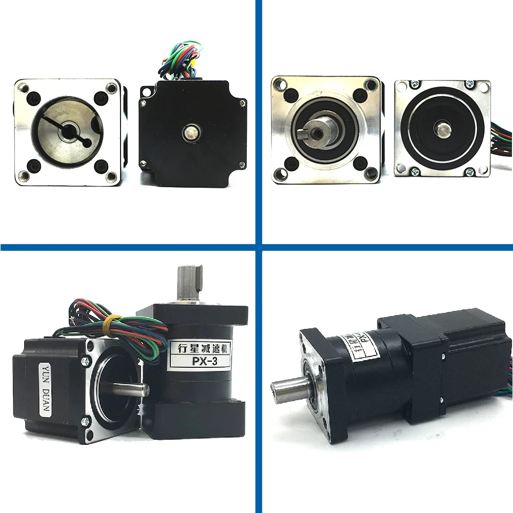 Imagem -03 - Redutor Planetário do Nema 23 com Jogos do Redutor do Motor Deslizante Nema 23 1.2nm 2nm 3nm 14 mm Saída Nema23 Caixa de Engrenagens Planetária