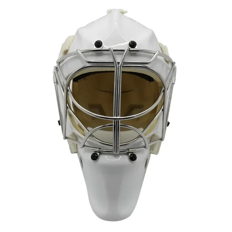 

【Best-selling】Polycarbonate Ice Hockey Goalkeeper Helmet Hockey Goalkeeper Helmet With Cat's Eye Cage Impact Resistant