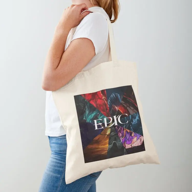 Epic the Musical Saga Covers Tote Bag tote bags men cloth bag woman custom canvas bag tote
