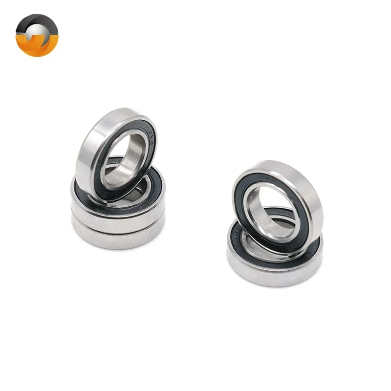 6801RS Bearing ABEC-7 12x21x5 mm Thin Section 6801-2RS Ball Bearings 61801 RS With Black Sealed L-2112DD