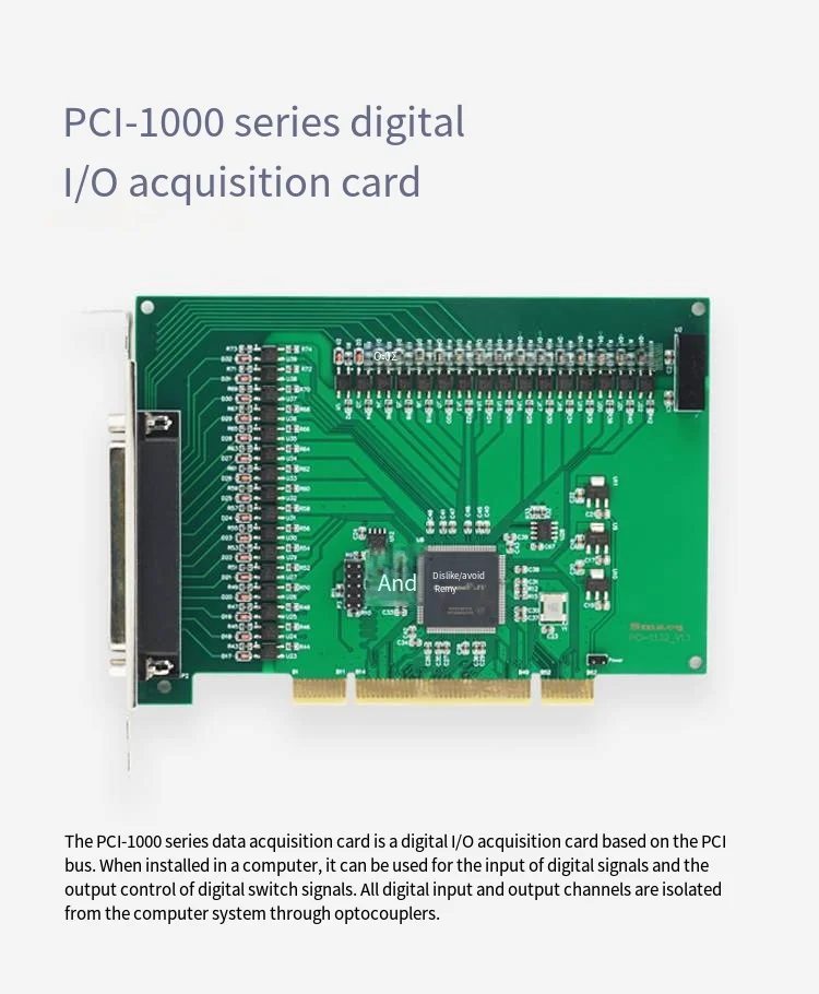 2026 New PCI-1000 Series Digital I/O Acquisition Card Smacq32 Digital Input-output 50K Sampling Rate LabVIEW