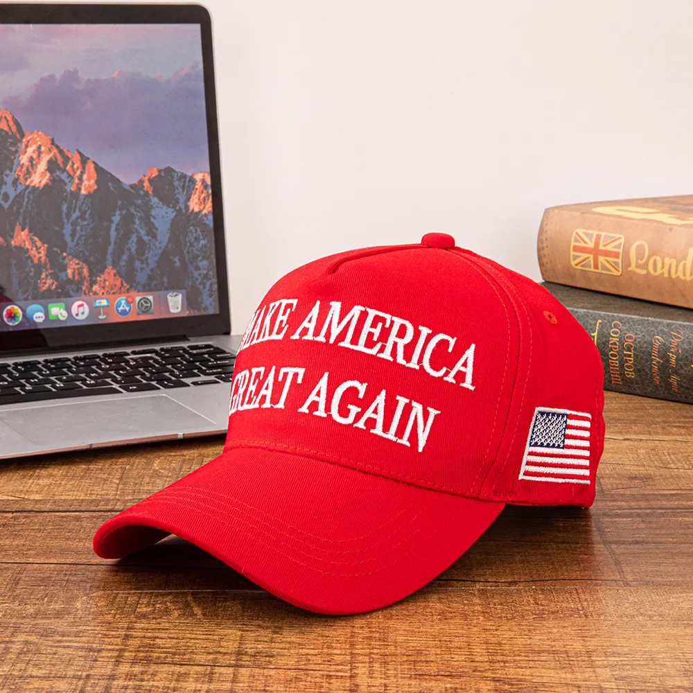 2025 Donald Trump Merchandise American Trucker Hat MAGA Slogan USA Flag KAG President 45-47 Baseball Cap image 2