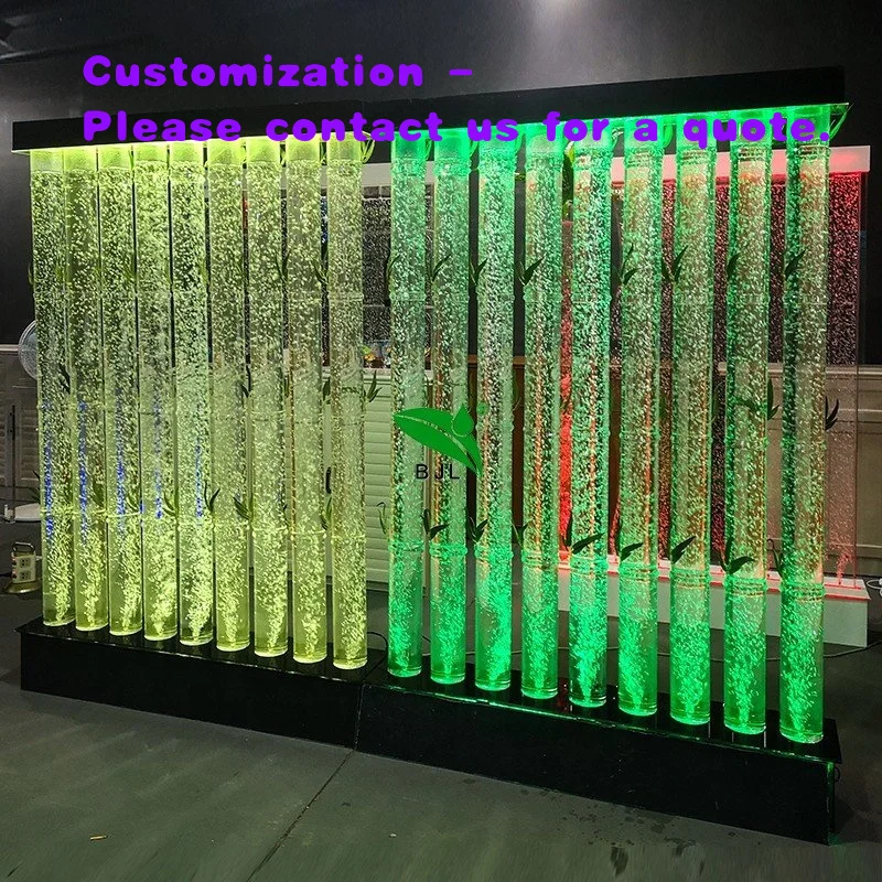 

custom.Night Club Furniture Changing Color Bubble Wall Panels Led Lights Bar Decoration