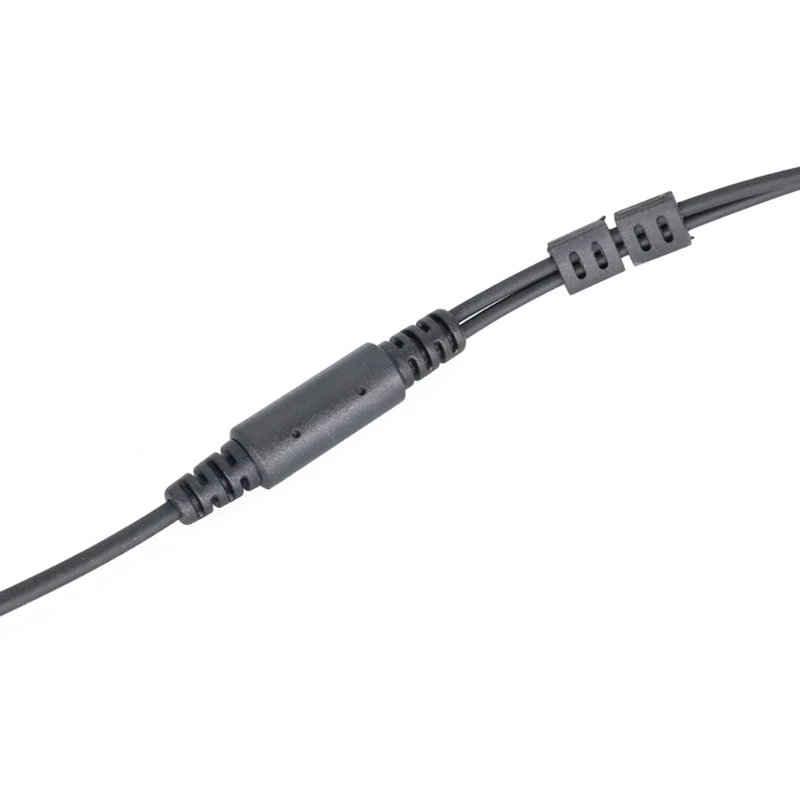 Auriculares tácticos telescópicos con tubo acústico 7,1mm, auriculares con micrófono resistencia, enchufe