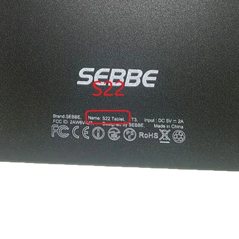 10,1-calowy czarny dla SEBBE S22 S 22 Tablet Pojemnościowy ekran dotykowy Digitizer Czujnik Zewnętrzny szklany panel S22 T3 Tab Pad — zdjęcie 5