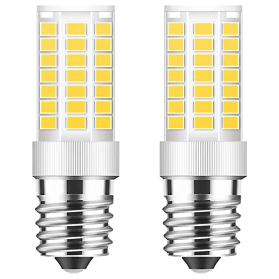 

E17 LED Bulb Dimmable, 5W Microwave Oven Bulb, Natural White 4000K, 40W Halogen Bulb Replacement for Microwave, Over Stove Appl