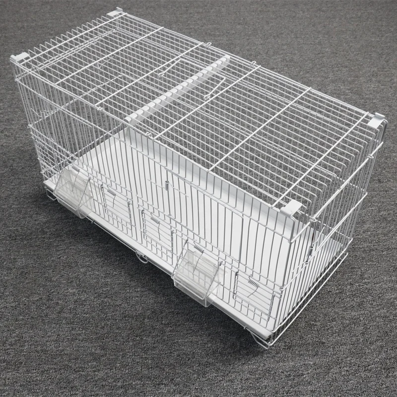 

High Appearance Level Quality Parrot Cage Breeding Cage With Divider Removable Folding Bird Villa Easy Installation With Chassis