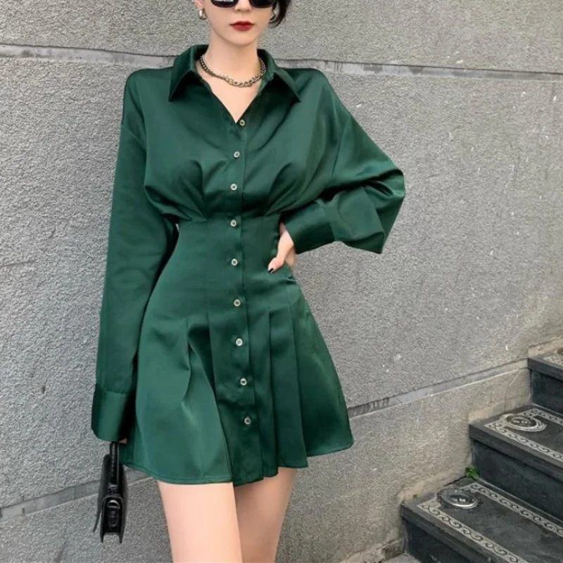 Woman Long Sleeve Dress Vintage Dresses for Women Spring Autumn Short Mini Elegant Party On Sale Clearance Loose New In Sales G