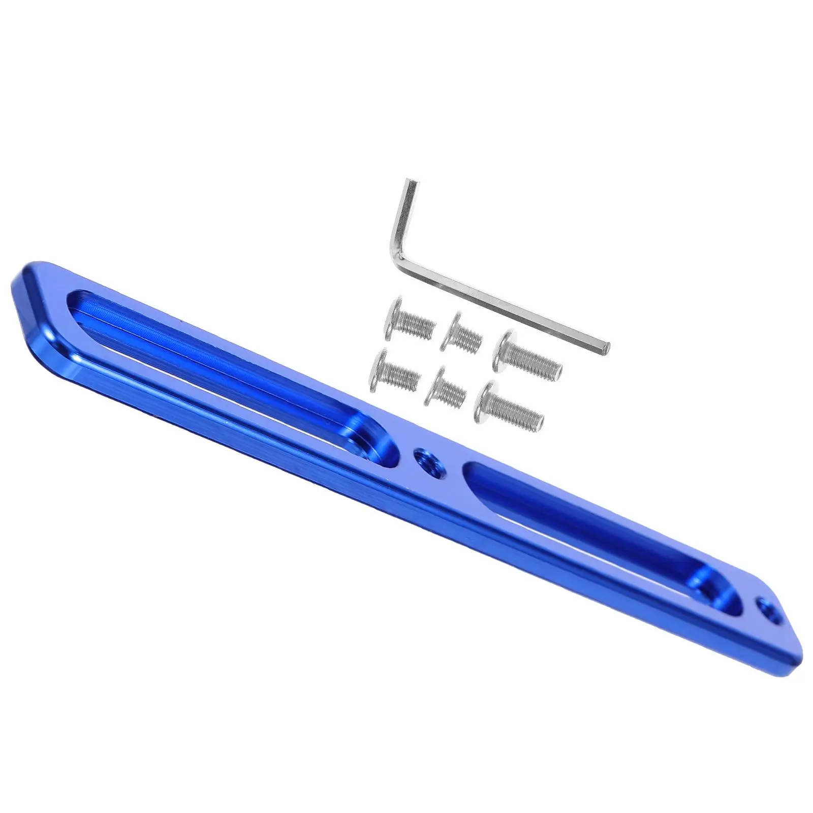 

Bike Water Bottle Cage Mount Holder Rack Extending Bracket Blue Adjustable Hole Position Multi-functional Conversion Seat