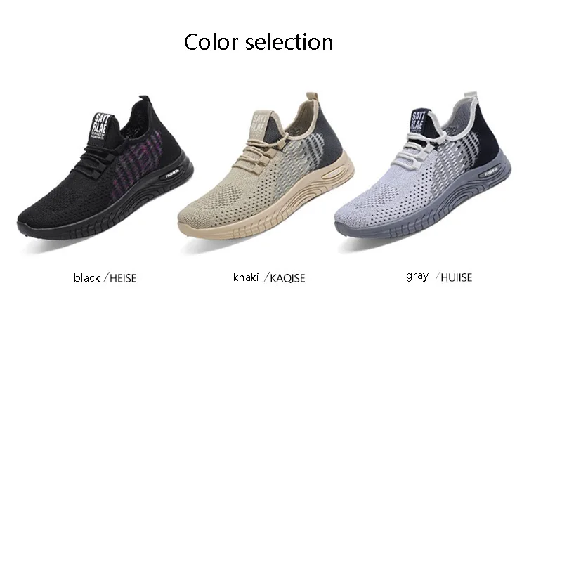 Running Shoes for Men Summer Breathable Lightweight Sports Shoes Mens Outdoor Casual Shoes Fashion Light Knit Sneakers