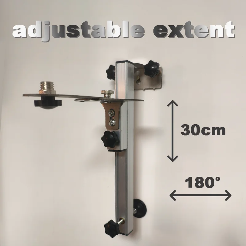 ユニバーサルレベル用の調整可能な壁掛けブラケットは、壁または天井に固定でき、垂直方向と水平方向に設置できます。