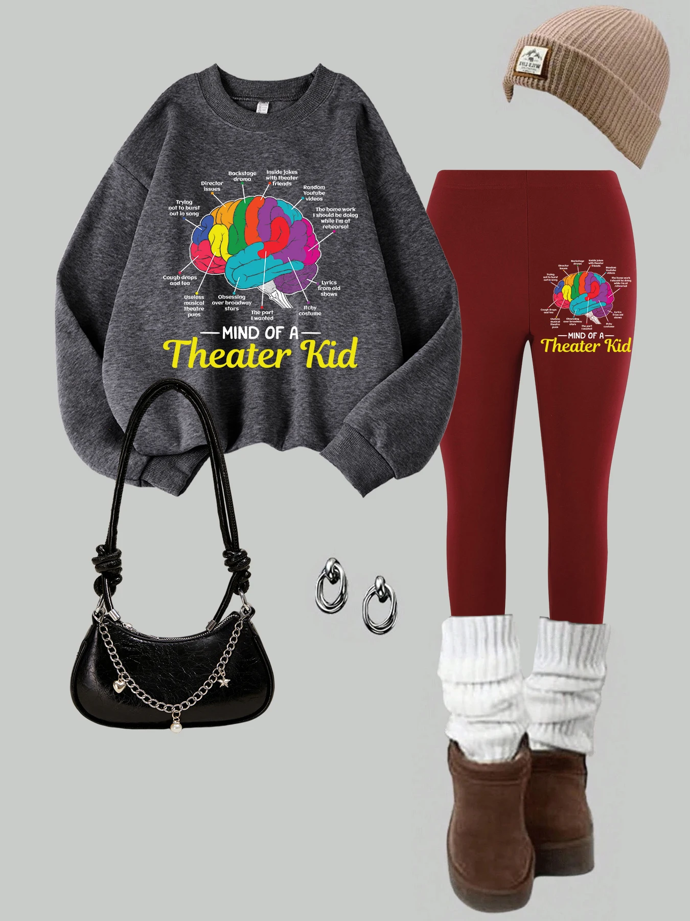 2 pezzi donne giocattoli prima dei ragazzi stampe di lettere felpa leggings set moda pile termico felpe con cappuccio pantaloni autunno abbigliamento donna