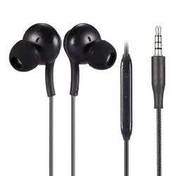 Stereo Sports In-ear Earphones With Mic 3.5mm Control Box Wired Headset  For Samsung Galaxy S8 S8plus Phones MP4
