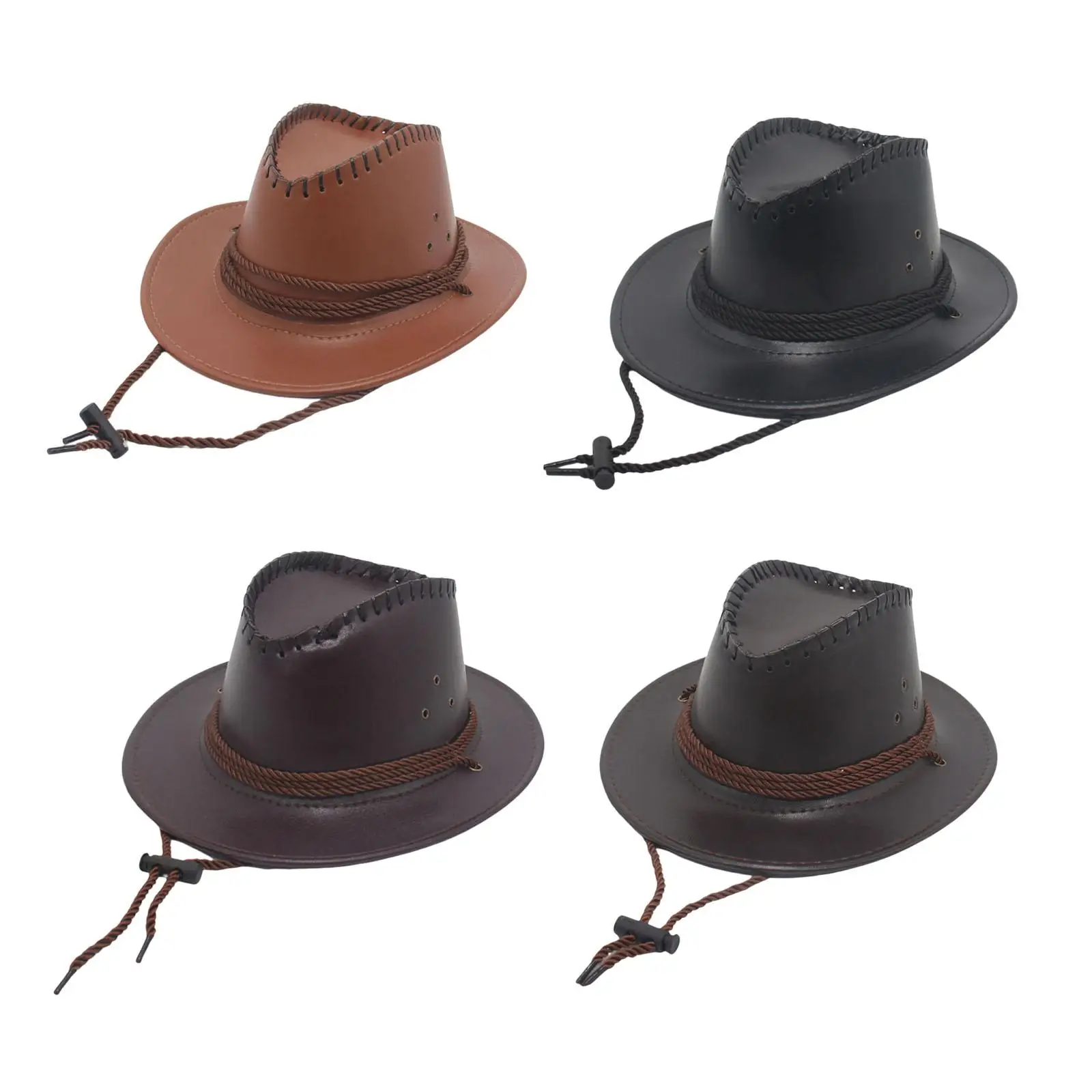 Stylish Western Cowboy Hat for Outdoor Activities and Costume Events