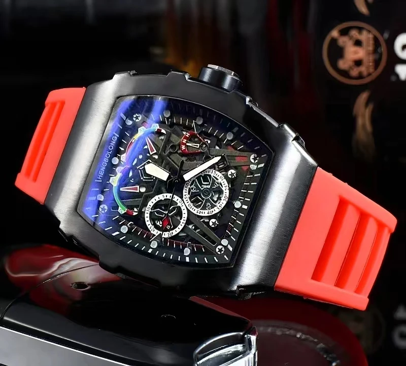 Foreign Trade Watch Large Dial For Men Quartz  sport squareLuminous Watch For Men