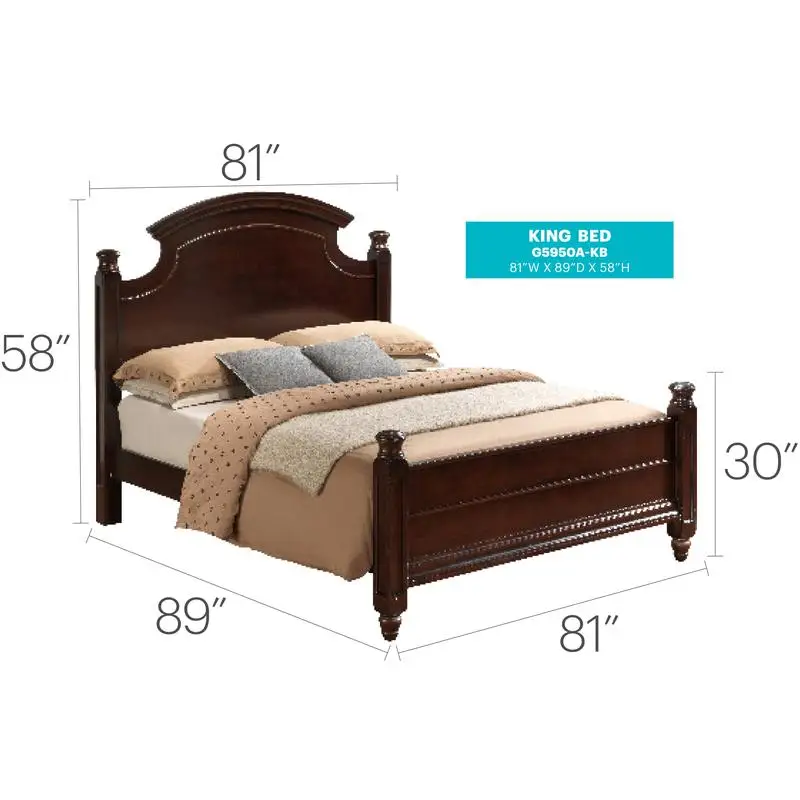 Diseño de capuchino de cama completa tradicional