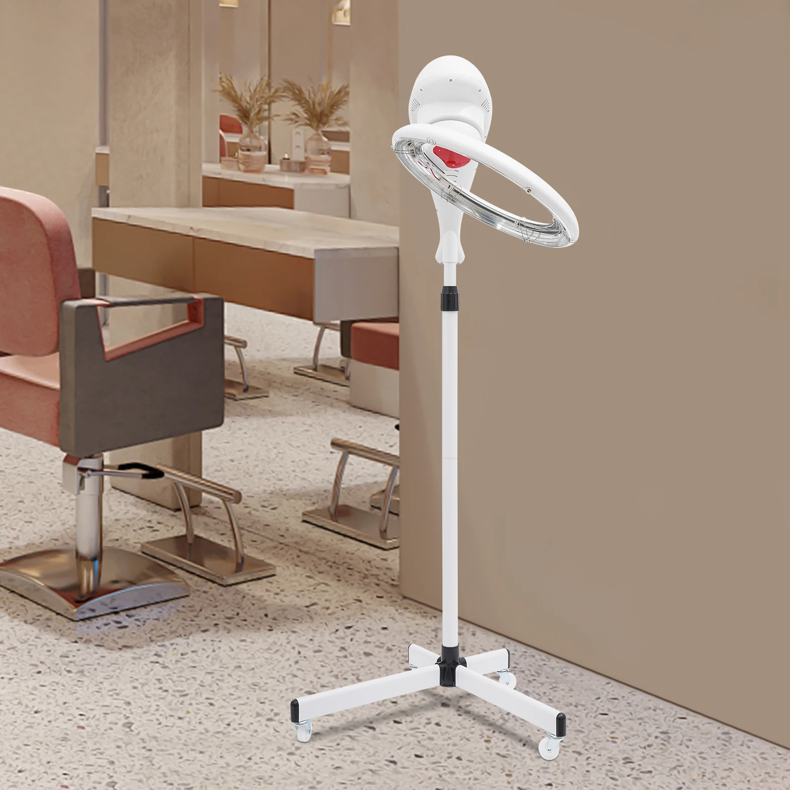 Sèche-cheveux professionnel de salon 950W avec infrarouge pour coiffure et coloration, réglage de la hauteur pour salons de coiffure