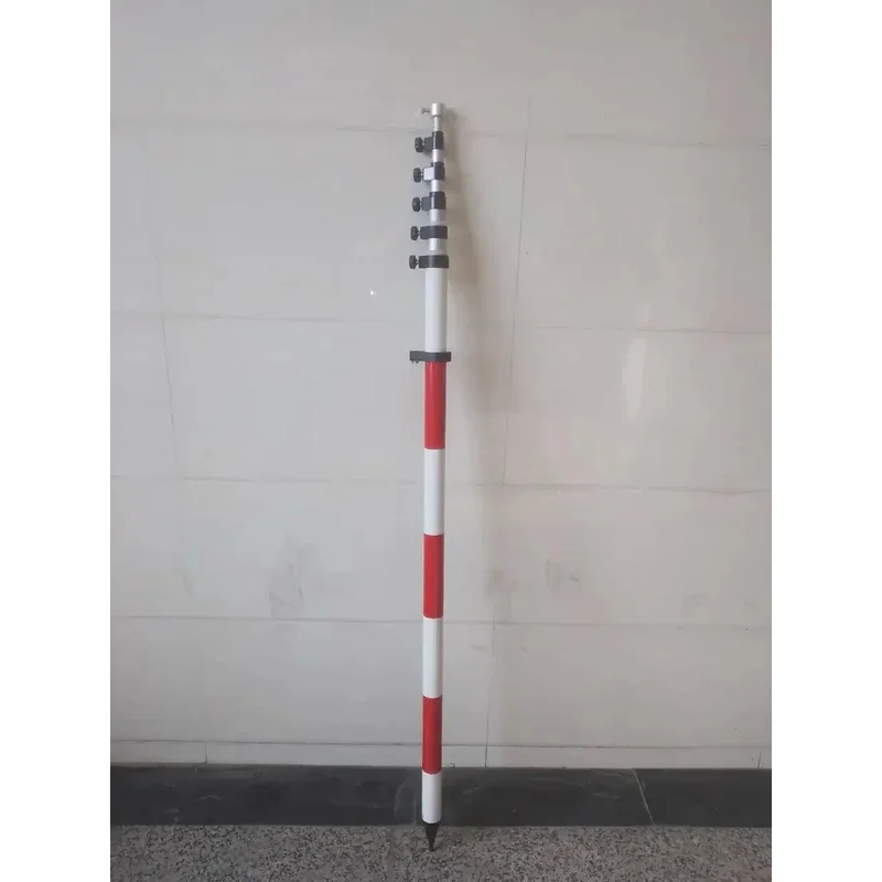 Factory direct sales Aluminum 8M Prism Pole With Knob Lock And Soft Bag For Surveying, GN800KL