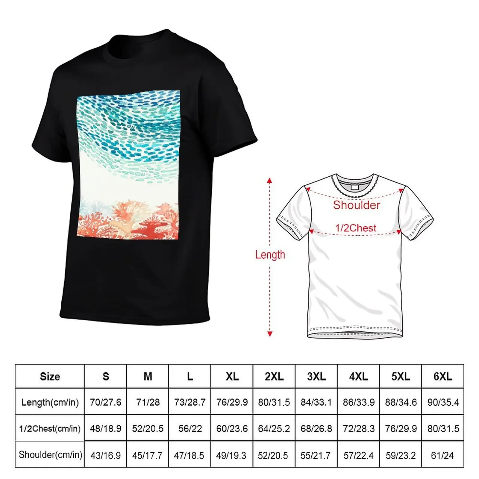 CORAL REEF T-Shirt shirts graphic man t shirt shirts graphic tees funny t shirts men