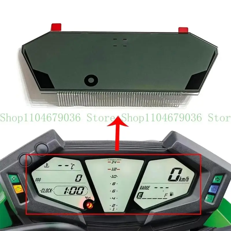 

652F Scratch Resistant Motorcycle Instrument Panel LCD for Motorbike Z800 ZR800A Use