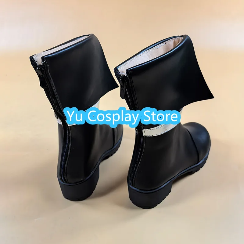 ゆうコスプレストア ホロライブV 白神ふぶき コスプレ靴 アニメコスプレ靴 ブーツ ハロウィンコスチューム小道具