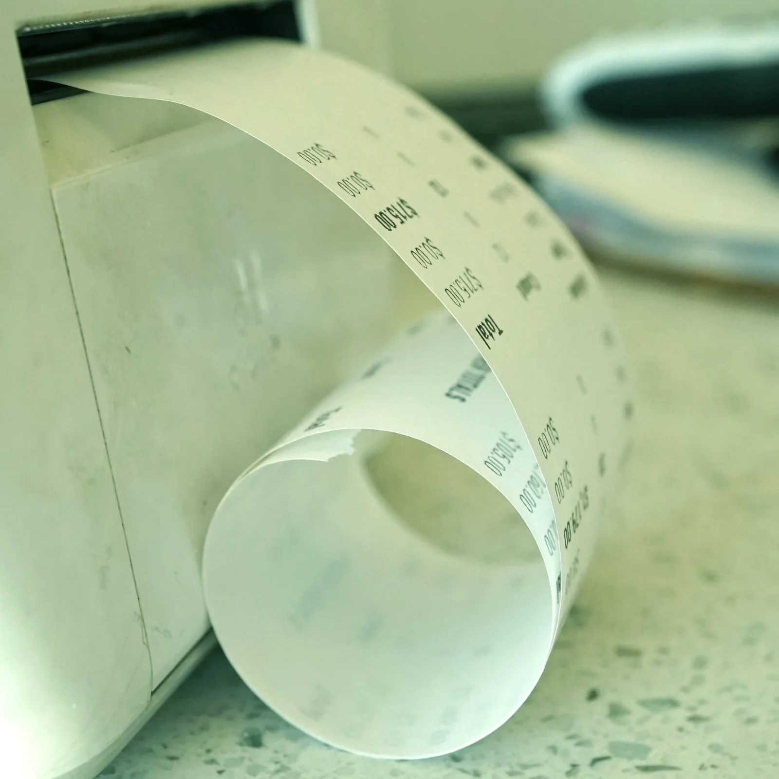  10 Rolls Thermal Paper Receipt Printing Multifunction Credit Card Machine White