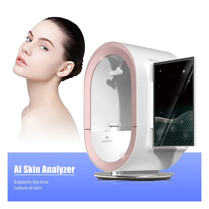 Analizador de piel de espejo mágico, escáner facial 3D AI, pigmento, probador de manchas de arrugas, equipo necesario profesional para salón de belleza