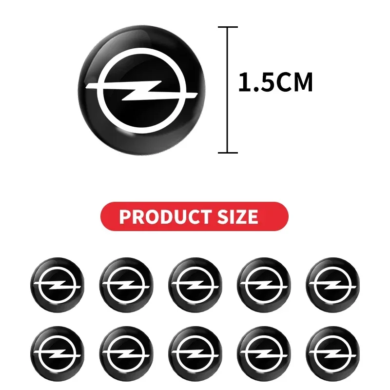 15mm Car Lock Keyhole Stickers Door Lock Protect Car Stickers For Opel Astra j g Insignia Corsa d Vectra c Zafira a Auto Gadgets