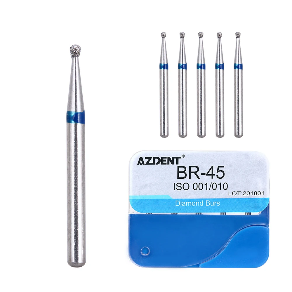 20 Boxen AZDENT Dental Diamantbohrer FG 1,6 mm für Hochgeschwindigkeits-Handstücke, mittlere Polierbohrer, Laborinstrumente, Zahnarztwerkzeuge – Detail 10