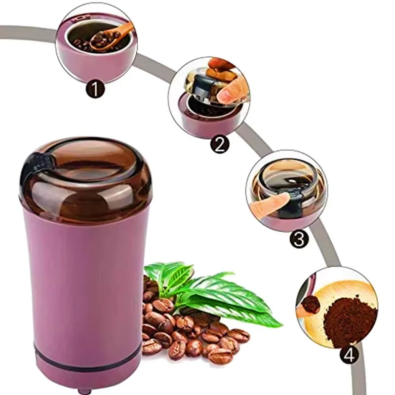 Multifunctional practical and convenient electric grain grinder spice coffee bean grinder household portable herb grinder image 2