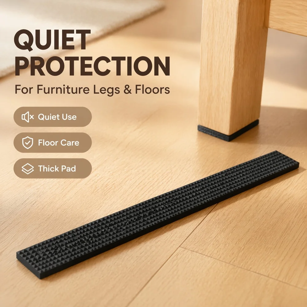Bumper Damper Thick DIY Anti-slip Furniture Pads Mute Mats Non-Slip Pad Foot Cover Self Adhesive Table Chair Foot Protection Pad