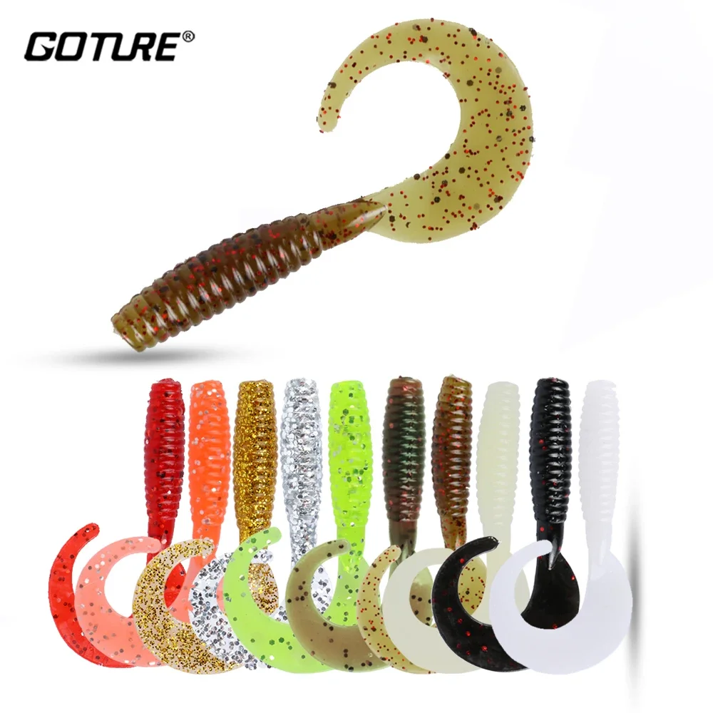 Goture Vinilo 6cm – Gusano silicona para lubina, trucha y carpa